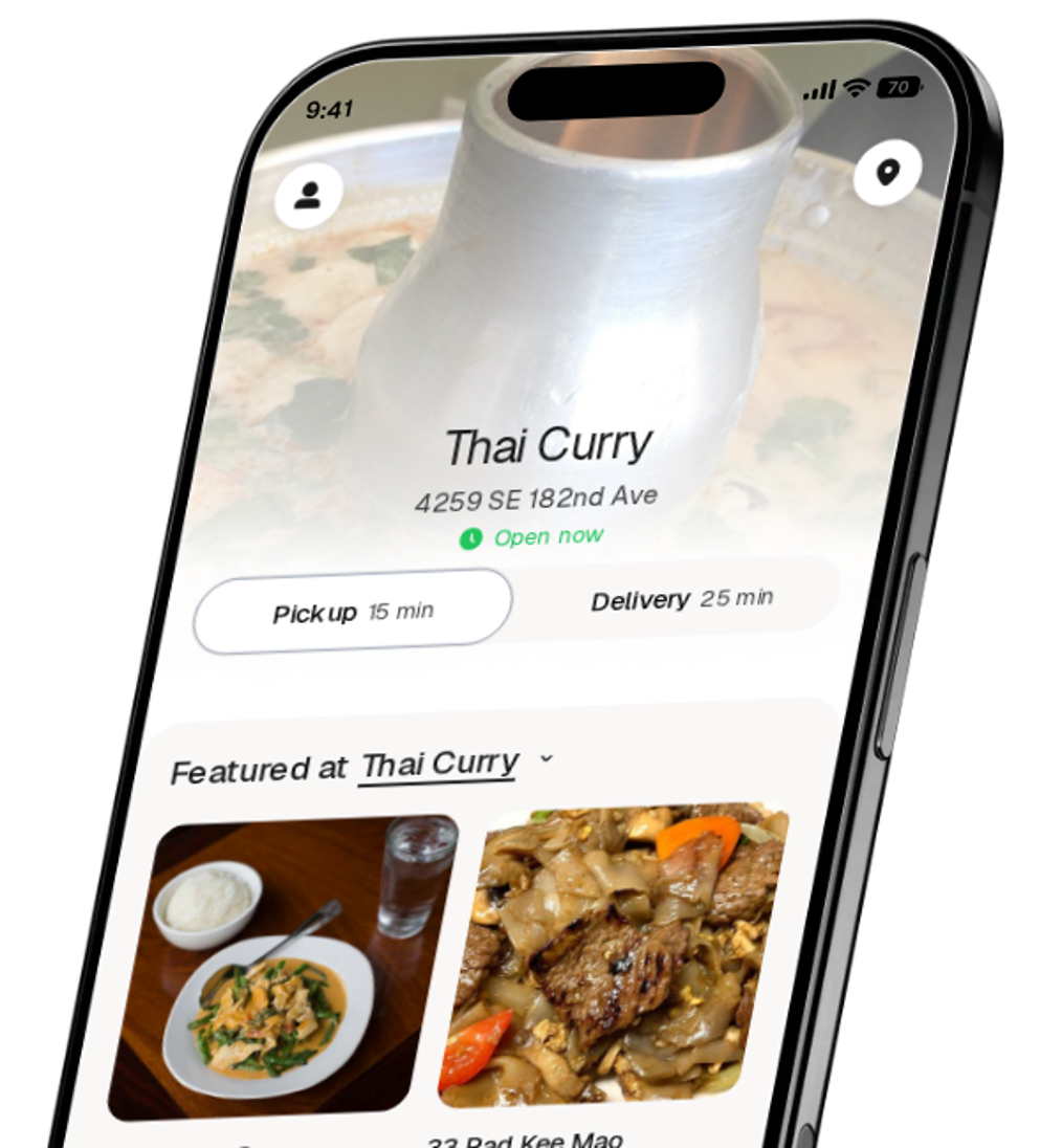 Thai Curry app preview