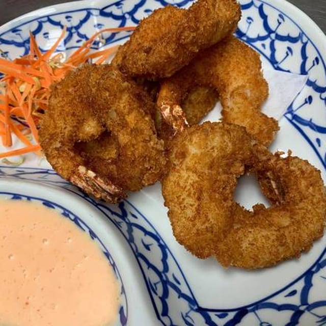 A5. Shrimps Tempura.