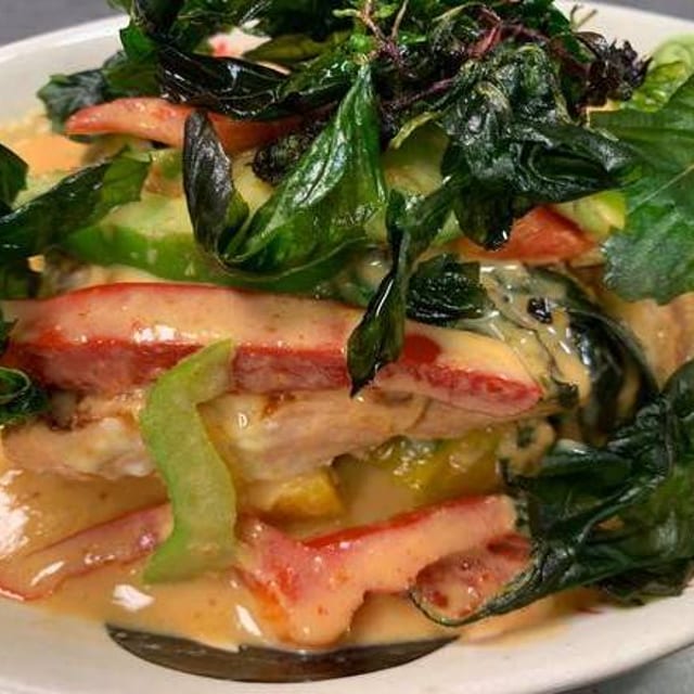 SP15. Pumpkin Salmon Curry.